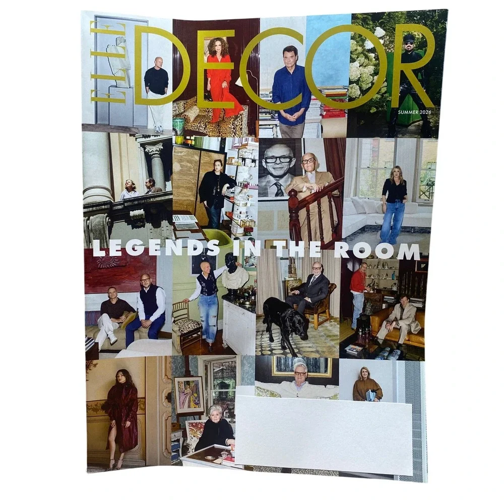 ELLE DECOR Magazine Bundle Lot of 2 May - July 2026 Home Design Interior Decor